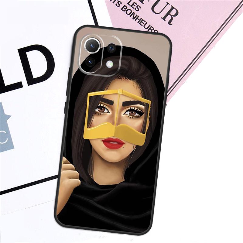 Hijab Gezicht Moslim Islamitische Vrouw Meisje Hoesje Voor Xiaomi 15 14 17 Ultra 13T 14T 15T Pro POCO F8 Ultra F7 F5 F6 X3 X5 X6 X7 Pro Cover
