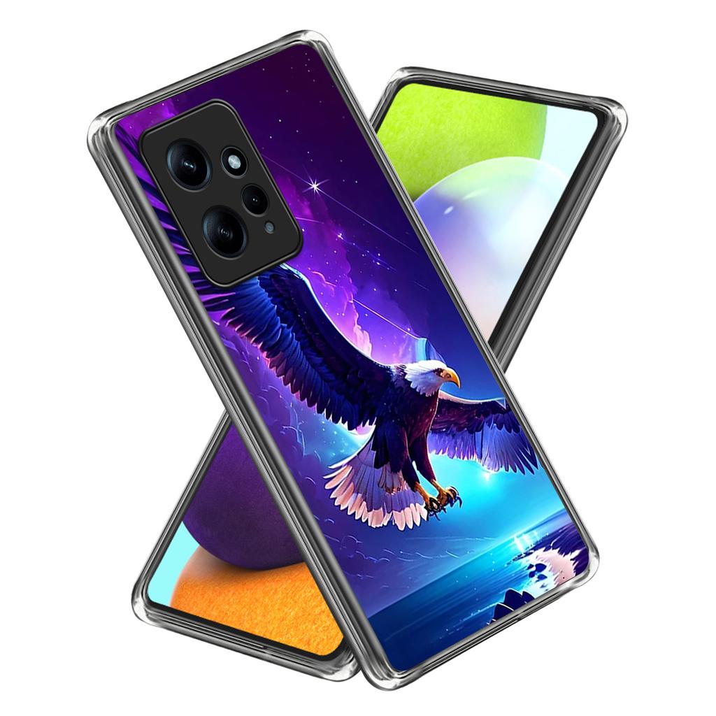 For Xiaomi Redmi Note 12 4G Case Scratch-Proof TPU Pattern Printing Back Phone Cover