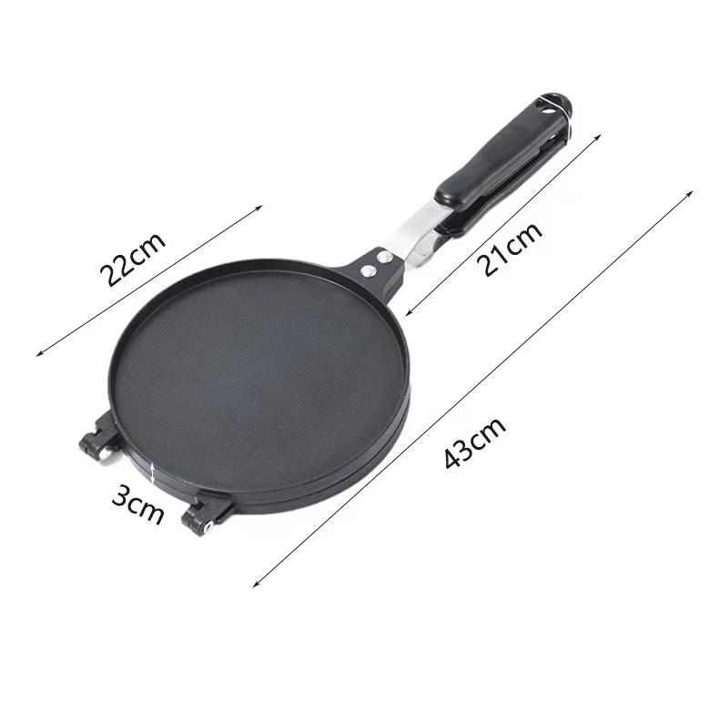 Non-Stick Omelett Form Egg Roll Baking Pan Vafler 17/20cm for The Baking Pan Cake Iskremmaskin Bakeware Home Cookie pan