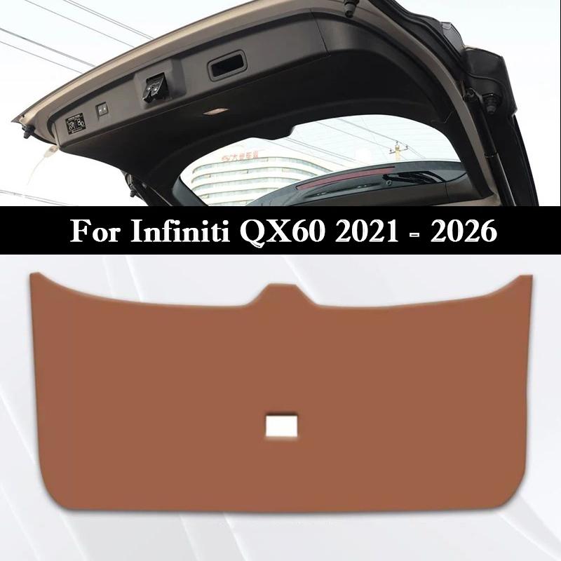 For Infiniti QX60 QX50 QX55 Car Trunk Door Anti Kick Pad Tailgate Anti-Scratch Protection Mat Cargo Liner Interior Accessories