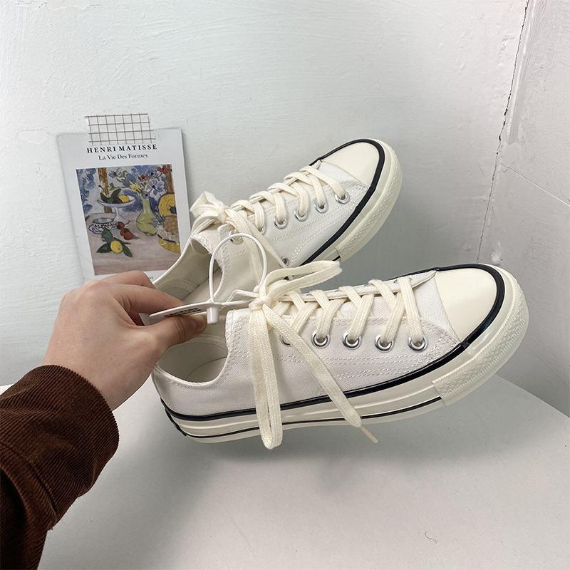 Summer Classic Low-top Retro Canvas Shoes Female Korean Version Harajuku Street Shooting Tide Student