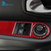 Real Soft Carbon Fiber Sticker For Renault Clio 3 2013 2014 2015 2016 2017 2018 LHD RHD Car Front Window Button Inner Outer Trim