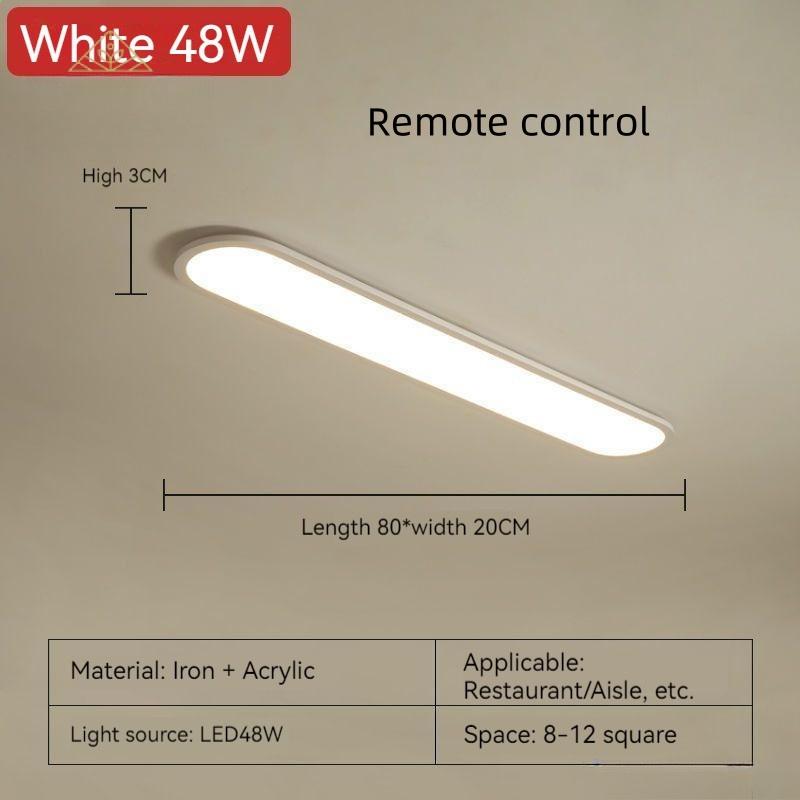Modern Minimalist Strip Cloakroom Aisle Balcony Light Corridor Hallway Nordic Master Bedroom Lights Household LED Ceiling Light
