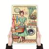 Vintage Laundry Room Tin Sign X Retro Metal Wall Art Durable Iron Plaque for Kitchen Dorm Home Office Rustic Laundry Decor