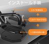 LeTradeJP Black Side Stand Alloy Universal Side Stand Suzuki Plate, Plate, Dress-up Part, Part, Honda, Yamaha,