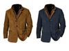 Men's Retro Contrast Stitching Lapel Jacket - European & American Style Casual Workwear for Spring & Autumn
