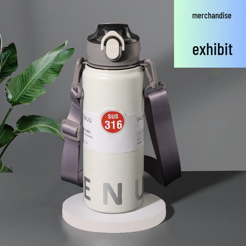 MRSIKEY Large Capacity Insulated Sports Water Bottle