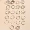 Trendy European and American Women's Rings: Niche, Fashionable, Cool Style, Light Luxury, Index Finger Set