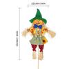 Small Halloween Scarecrow Decoration Fall Harvest Scarecrow Thanksgiving Scarecrow for Autumn Halloween Garden Yard Decoration