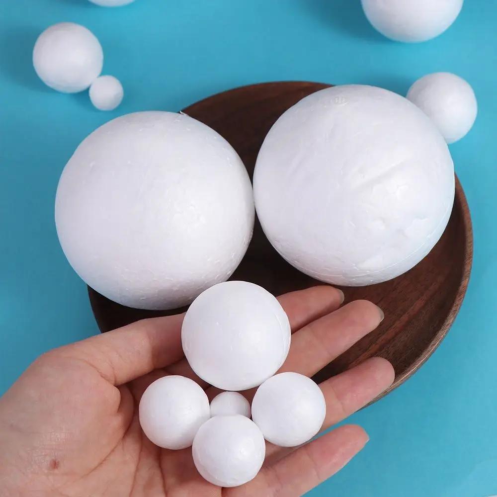 Home Decoration Mini Foam Balls White Polystyrene Christmas Balls Round Christmas Ornaments Christmas