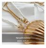 Women's 2025 Pearl Chain Mini Lipstick Crossbody Bag - Metal Shell Accessory