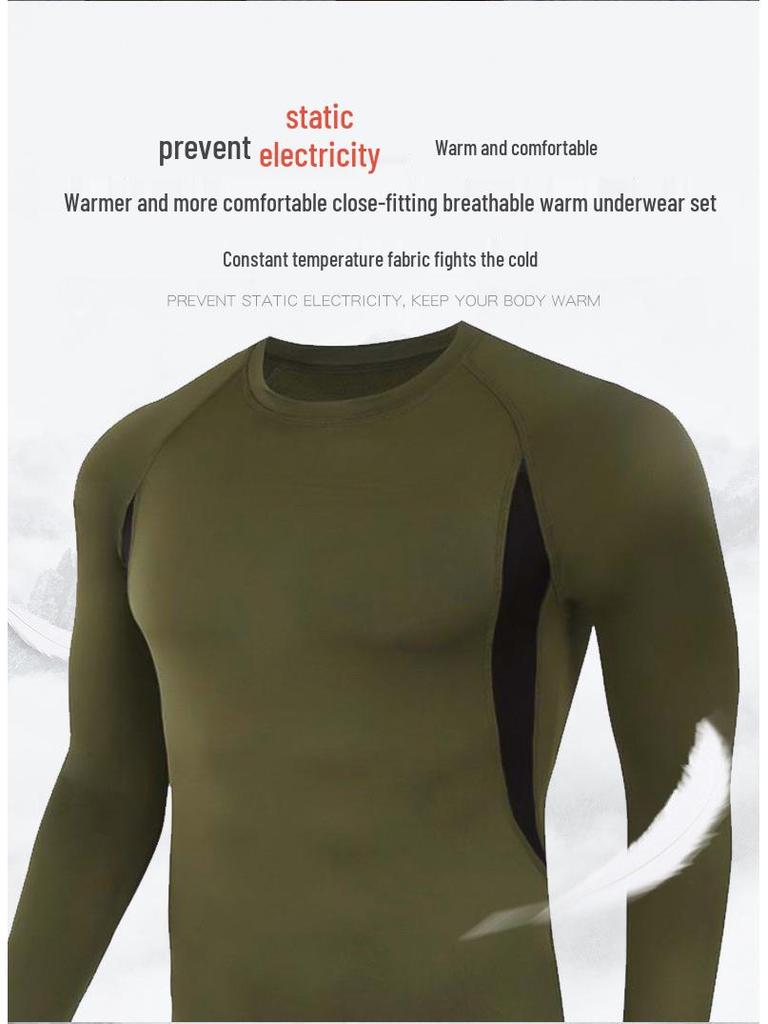 Quick-Drying Men's Cycling Suit & Fleece Sports Underwear Set