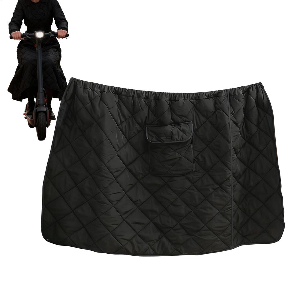 Motorcycle Leg Apron Cover Waterproof Scooter Leg Protector Thickened Velvet Quilt Plush Lining Motorcycle Warm Leg Cover