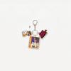 1pc Stray Kids Keychain 3-in-1 Polaroid Style Real Photo Frame Cute Cartoon Doll Colorful Name Tag Triple Charm Keyring for Bags, SKZ Merch STAY Gift