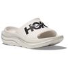 Nye HOKA ONE ONE Ora Athletic Slide Hvit Svart 1155154-WBLC