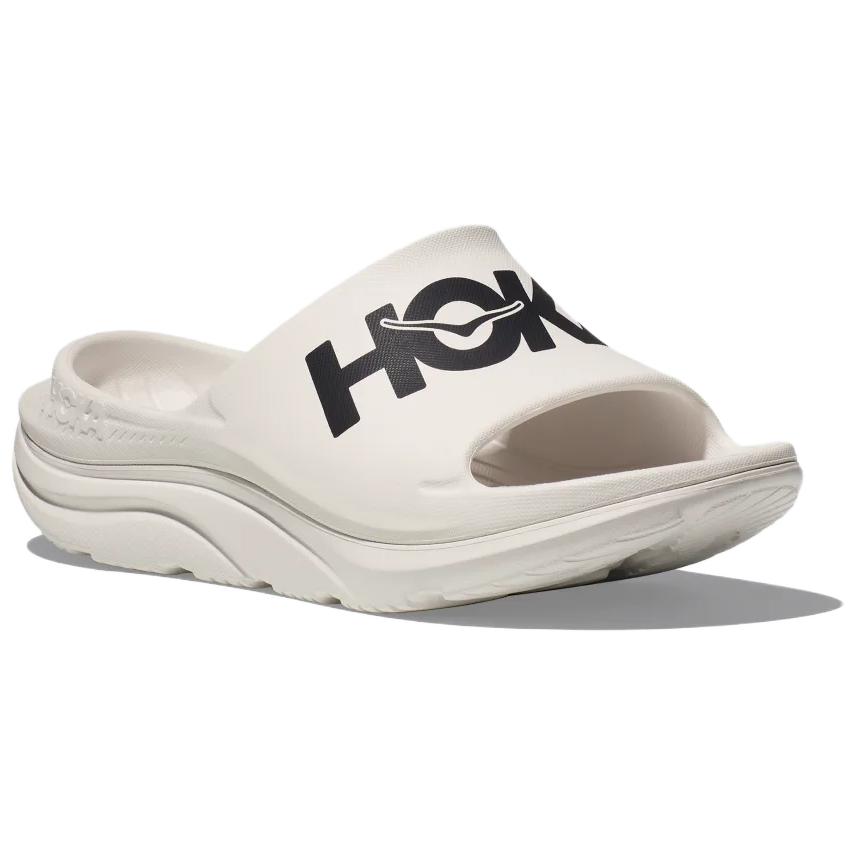 Nye HOKA ONE ONE Ora Athletic Slide Hvit Svart 1155154-WBLC