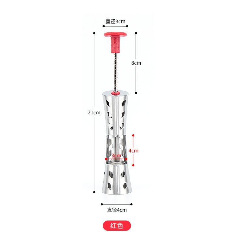 Olive Cherry Pitters Corer Tool 304 Stainless Steel Fruit Seed Remove Automatic Rebound Press  Multifunctional Kitchen Gadge