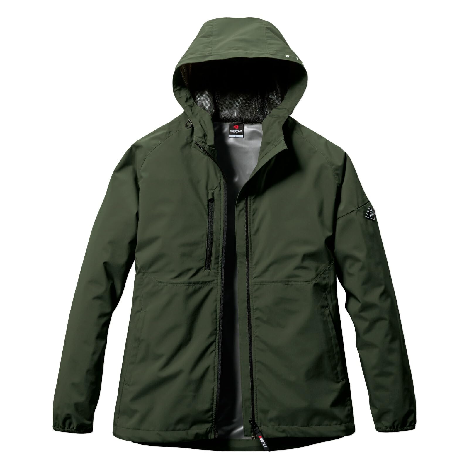 

BURTLE Hoodie Size and Includes BURTLE Pro Uni Mills Size L Jacket, 480, Stretch, Water-Repellent, Windproof, Workwear, Stylish, Fall/Winter, Men s