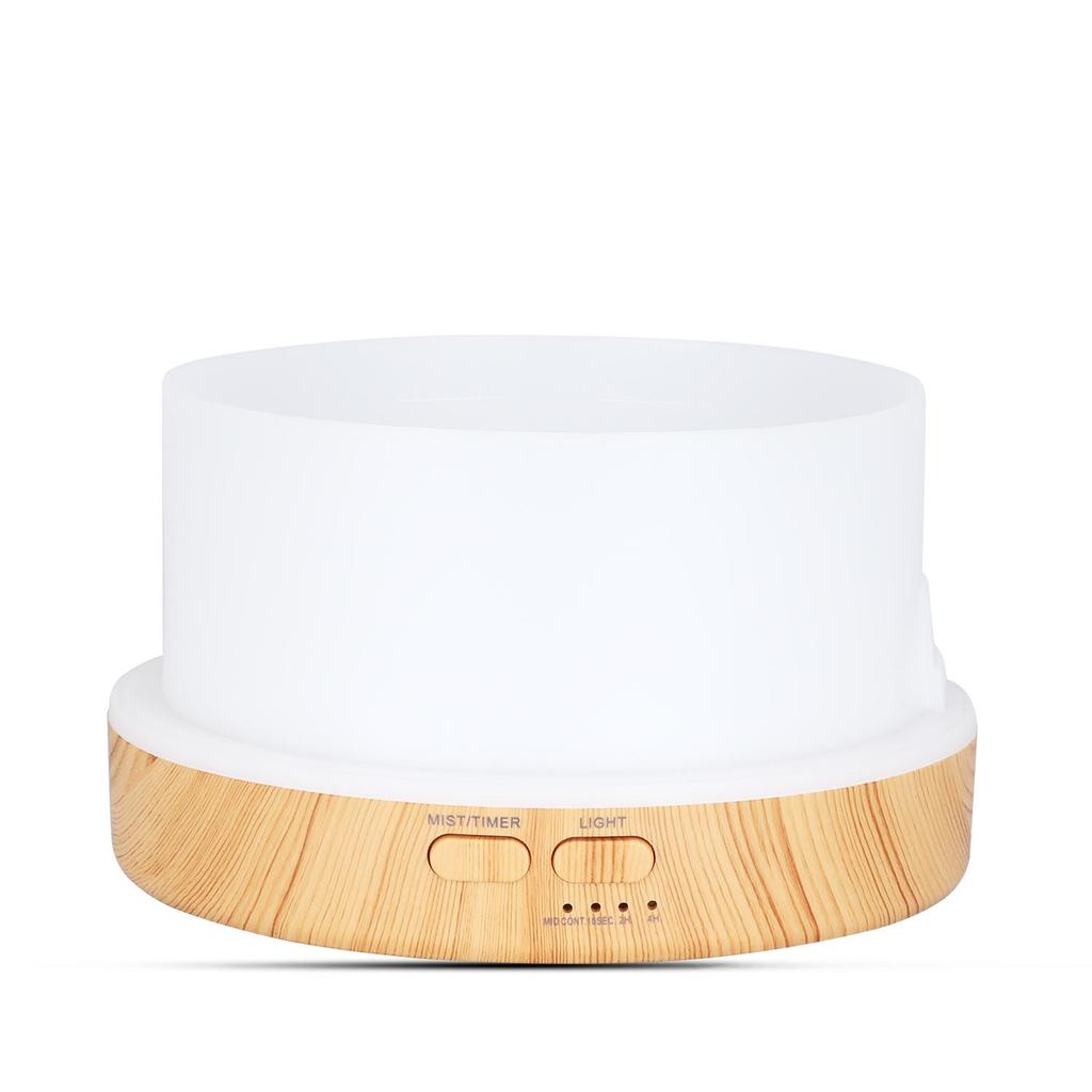 Smart Remote-Controlled Wood Grain Ocean Fish Aroma Diffuser & Humidifier
