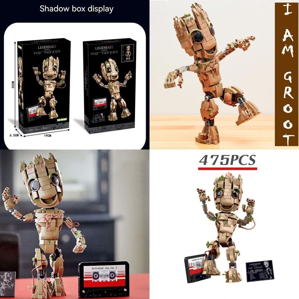 Groot Bausteine Pädagogische Geschenke DIY Spielzeug 475 Teile Guardians Of The Galaxy
