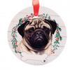 Best Of Breed Ceramic Pug Hanging Decoration