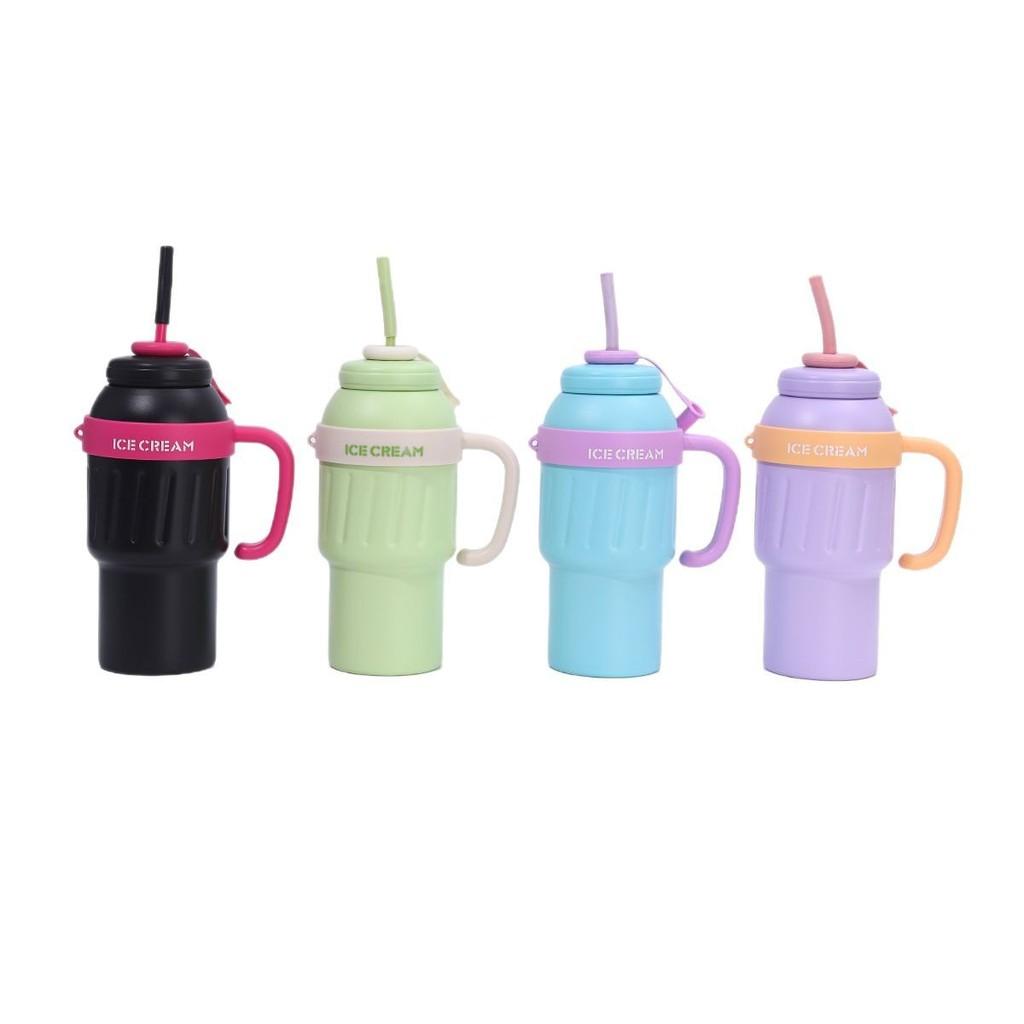 Stainless Steel Insulated Travel Mug With Handle For Outdoor Activities And Gift Giving