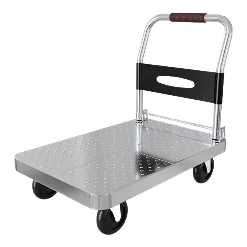 Paipusho Foldable Steel Flatbed Hand Cart