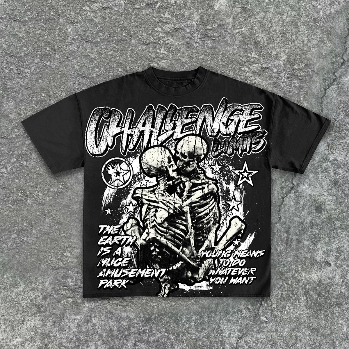 

Harajuku Graphic Print T Shirts Y2k Tops Men Women High Street Oversized T Shirt Pro Choice Streetwear Vintage Tee Clothing 4XL