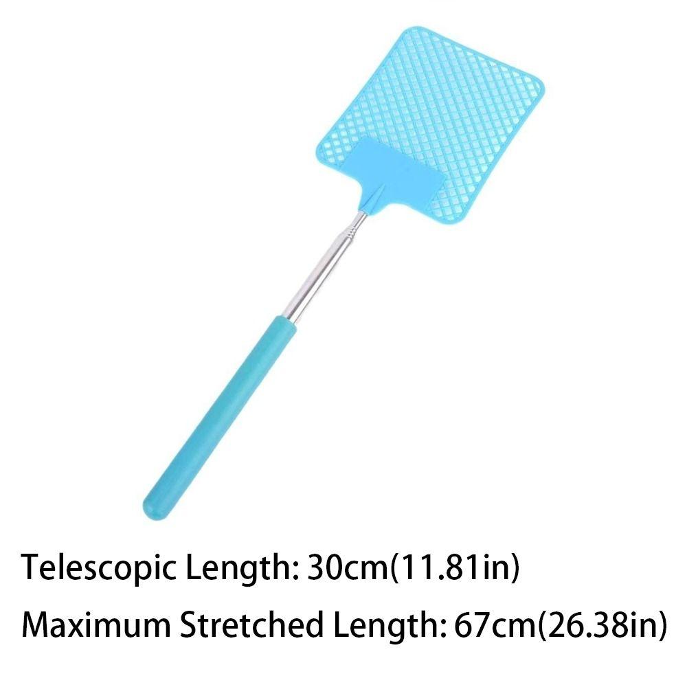 Extendable Telescopic Fly Swatter Retractable Mosquito Repellent Tools Durable Fly Killer  Home Use