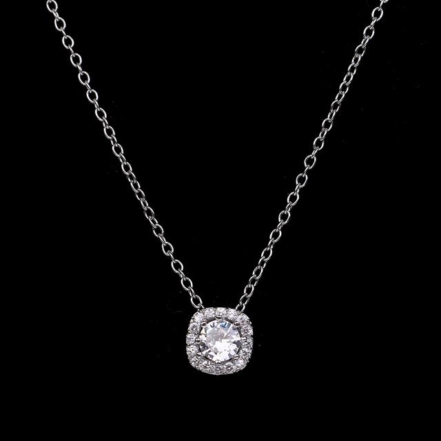 

Модные ожерелья с подвеской в виде капли воды и циркония, круглое ожерелье с кристаллами в форме капли, свадебные украшения для женщин