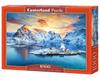 1000-piece Puzzle. Sunrise On Sakrisøy. Lofoten Islands. Norway