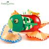 1Pc Faber Castell Double Hole Pencil Sharpener with Eraser Ladybug  Fish  Eagle Cute Stationery Back To School