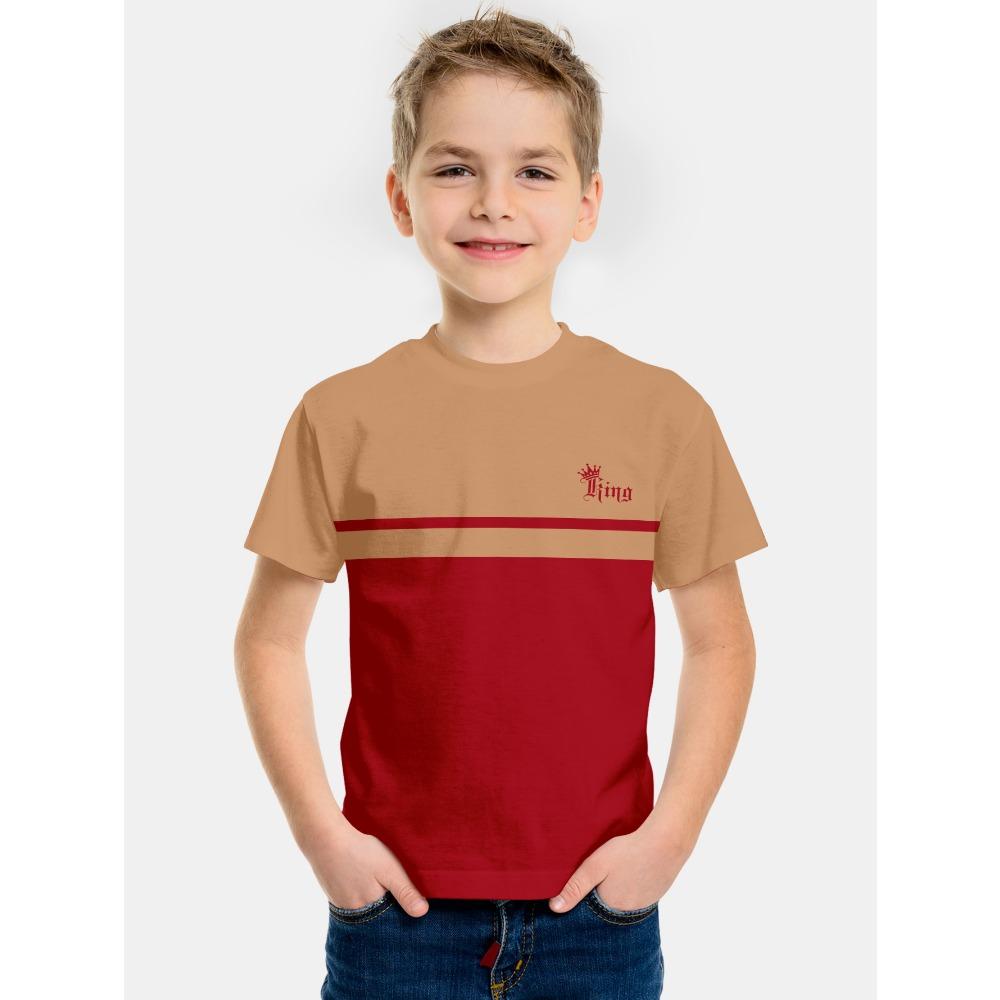 Kids Clothes Gradient Paris Printed T-Shirt Summer Outdoor Boys Girls Casual Short Sleeve Fashion Trend Street Child Top