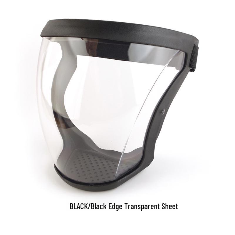 HD Transparent Horse Head Face Shield with Anti-Droplet Goggles, Unisex Headband Style