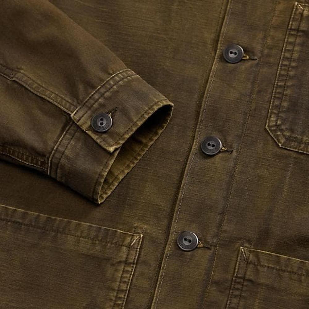 Rrl Reverse Satin Overshirt Mnrrwov16820372200