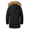 Padded Clothes Thickened Warm Padded Clothes Men's Medium and Long Cold-proof Hooded Jacket Padded Jacket Men's Casual Padded Clothes