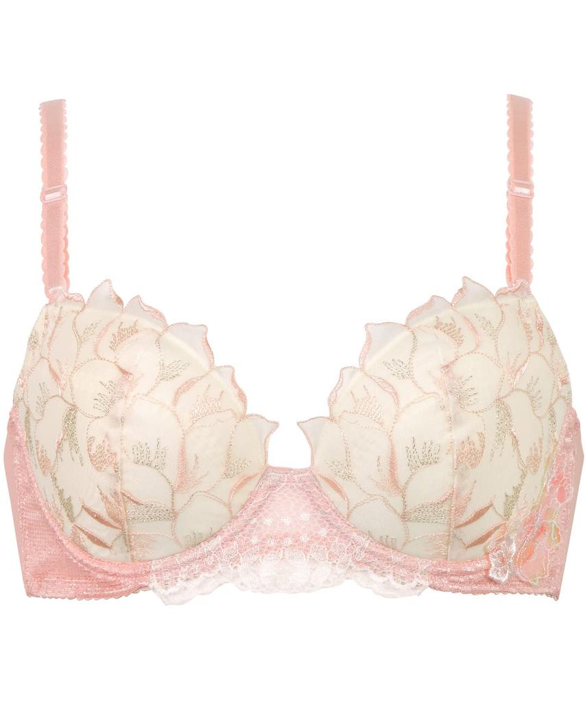 Bra fits the gap between the bust and naturally creates soft to clean back Fit Bra KB2363 OR [Wing/Wacoal] cups, volume, wear, [Skima Bra] Women's