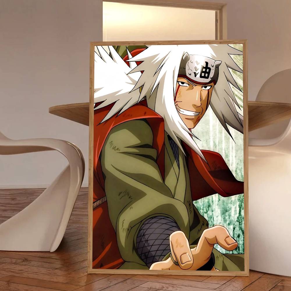 Anime Characters Cool Jiraiya Manga Posters HD Print Vintage Wall Art Decor for Home Study Room