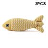 2/3Pcs Fish Shaped Catnip Cats Toy Plush Cat Companion For Kitten Teeth Grinding Pillow Chewing Toy Claws Thumb Bite Pet Gift