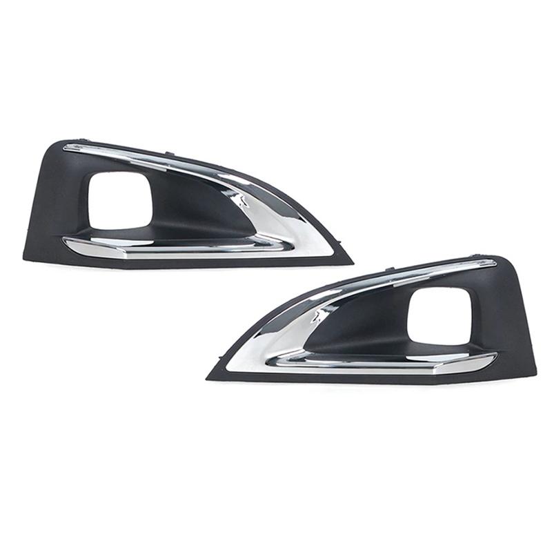 Classy-Car Front Bumper Lower Grille Fog Lamp Cover Car No Sensor Fog Light Cover For 4008 5008 GT Right