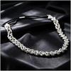 Adjustable Elastic Band Bride Head Chains Shiny Hair Ornaments Headpiece Accessories  for Women