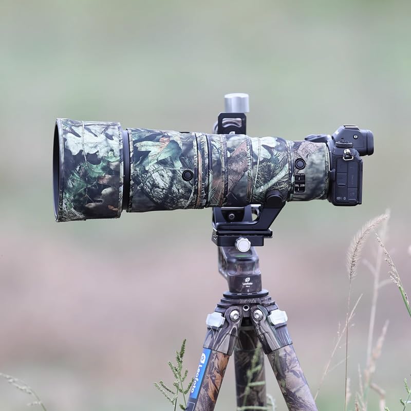 SUPBIG Waterproof Lens Protector for Nikon Z 600mm VR S Telephoto Camouflage Protective Cover with Elastic Fabric F6.3 Lens, (Elegant Black)