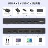 UGREEN 8K@60Hz HDMI KVM Switch, 2 Inputs, 1 Output, Shares 2 PCs and 1 Monitor with 3x USB 3.0 Ports & 1x USB-C Port, 3D/CEC/HDR Support, Includes Rem