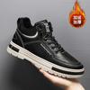 Winter New Plush Warm Sneakers for Men Trend High-top Casual Flat Shoes Lace Up Korean Version Tooling Shoes