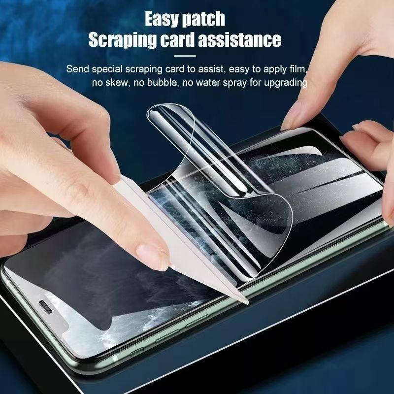 2PCS Hydrogel Film Screen Protector for iPhone 17 16 15 14 13 12 11 Pro Max X XS XR 14/15/16Plus Full Coverage Soft Film