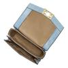 New MICHAEL KORS Hendri Leather Shoulder Bag, Crossbody Bag Extra Small Women's Light Blue 32F1G1HC0S-464
