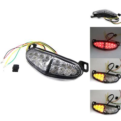 LED Tail Light Lamp Turn Signals Blinker For 09-11 KAWASAKI ER 6N/6F NINJA 650R