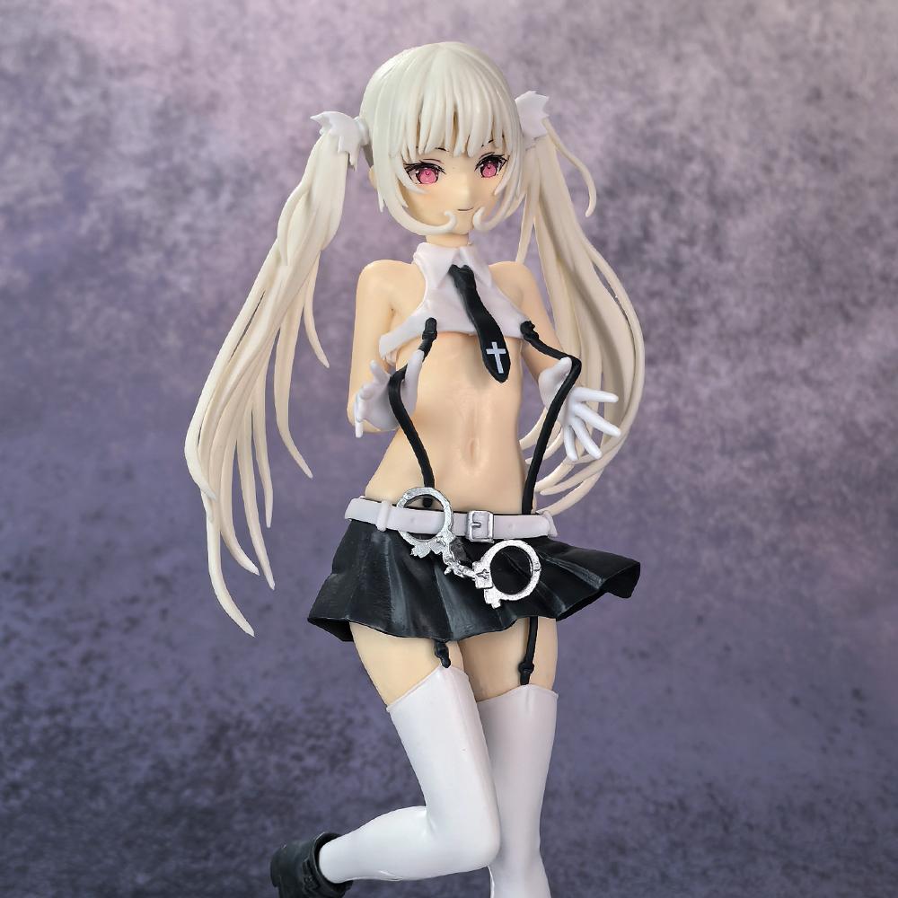 23cm Union Creative Anime Figure Angel Police Sexy Girl PVC Action Figure Uniform Figuine Collectible Model Toys Doll Gift