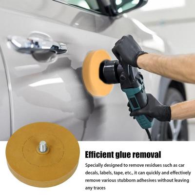 Rubber Eraser Wheel Soft Eraser Wheel Sturdy Structure Decal Remover For Automobile Paint Glass Metal Automobile Beauty Stores