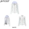 BITCED Hooded Leather Jacket Two-Piece Set with Detachable Lining Plus Size Leather Jacket for Women Spring/Autumn Outerwear